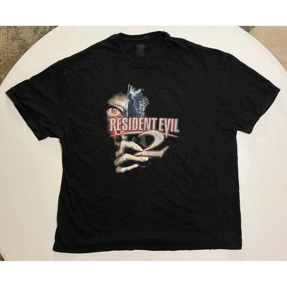 American Classics Resident Evil 2 T Shirt Mens 3XL Black Graphic Horror Gamer